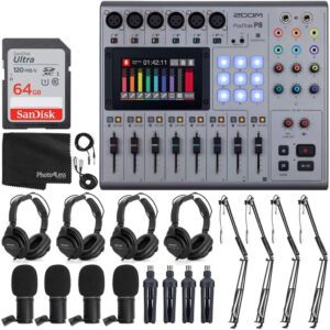 Podcast Equipment Bundle for 2, V8s Voice Changer with BM-800 Podcast ...